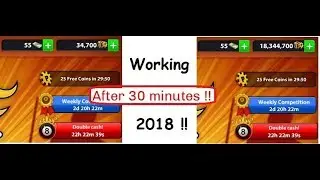 8 Ball Pool Working Coins Trick - 2018