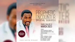 (LIVE) Special Prophetic Encounter Service || 31st March 2023