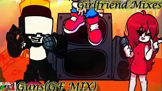 Friday Night Funkin' Girlfriend Mixes (#fnfmod) Tankman VS GF in Guns (GF MIX)