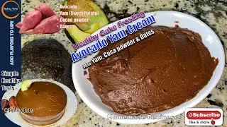 Homemade Avocado Yam Cake Frosting | Avocado Cake Cream | Cake Frosting @TeenyTots