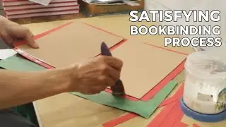 Proses Jilid Hard Cover dari awal hingga terbenam matahari (bookbinding gameplay - no commentary)