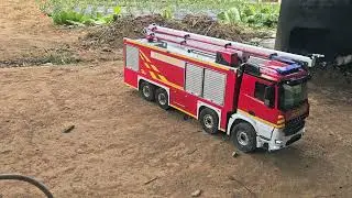 Emergency fire fighter truck 🚒  소방차출동