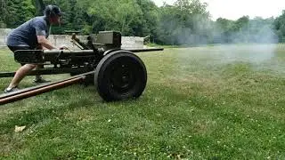 M3 37MM Anti-Tank Gun - Slow Motion