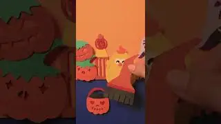 Halloween theme| Paper stop motion video #paperart #animation #paperstopmotion