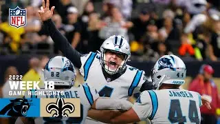 Carolina Panthers vs. New Orleans Saints | 2022 Week 18 Game Highlights