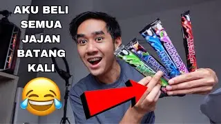 AKU BELI SEMUA JAJAN BATANG KALI 😂 MASAM RASA NAK P3NGSAN 😱