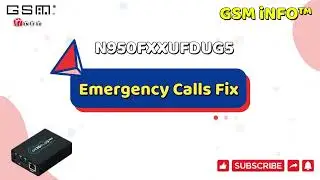 Samsung Note 8│SM-N950F │N950FXXUFDUG5 ♻️ Emergency Calls Problem Fix 🐙 Octopus Box