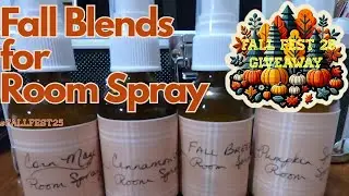 Best Fall Essential Oil Blends for Room Sprays | DIY Autumn Scents #fallfest25