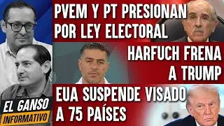 CHANTAJE DEL PT Y PVEM POR REFORMA ELECTORAL. SE AFERRAN A LAS PLURIS. MORENA BUSCA DIALOGO