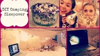 DIY Camping Sleepover: Setup, Food, & MORE!!!
