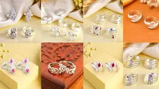 Dhanteras Special Silver New Toe Ring Design🍀Silver Bichiya Design | Latest Toe Ring Bichiya Design 
