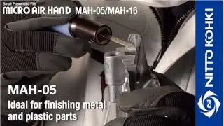 [NITTO KOHKI] MICRO AIR HAND MAH-05/MAH-16: Small Pneumatic File