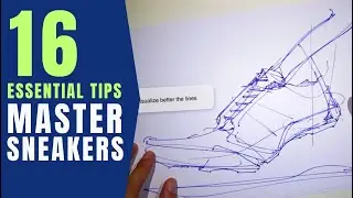 16 Tips on How to Draw a Shoe + Quick Shadow Trick | Adidas sneaker design