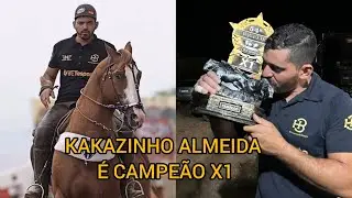 KAKAZINHO ALMEIDA SE CONSAGRA CAMPE&Atilde;O DO X1