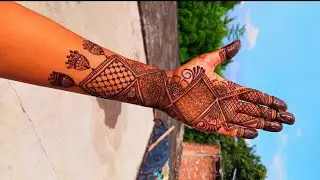 Mehndi designs with match box trick / Machis ke dibbe se banaye bhut hi asan aur beautiful mehndi. 