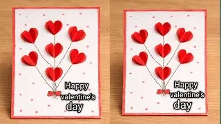  Valentine&rsquo;s Day Card Idea | Easy & Beautiful Handmade Valentines Day Card