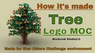 Lego Tree MOC tutorial - how it's made BrickLink Studio