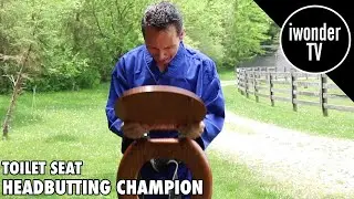 Breaking Toilet Seats With The Hardest Head In The World