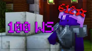Playing Hypixel Bedwars On A 100 WINSTREAK.... (Solo Bedwars Commentary)