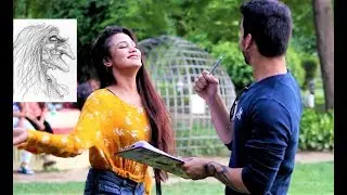 WORLD's FAMOUS Best Sketch Artist.. Prank || Himanshu Soni Productions