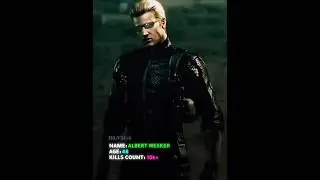 Albert Wesker's Evolution [4K] |as requested 💗#residentevil #albertwesker