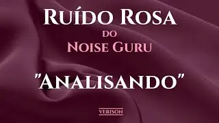 10 HORAS (tela escura) RU&Iacute;DO ROSA para MELHOR SONO | MEDITA&Ccedil;&Atilde;O | ESTUDIO | MASCARA DE SOM