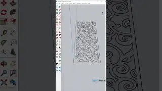 Design any CNC JALI in sketchup