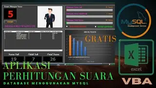 Cara Membuat Aplikasi Perhitungan Suara di VBA Excel || Gratis File
