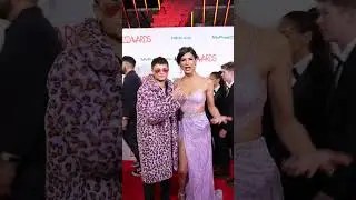 Trans stars Zariah Aura and Nicky Zeal on the 2026 AVN Awards red carpet