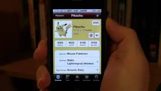 Talking Pok&eacute;dex App on iPhone