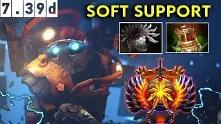 Clockwerck Immortal Soft Support - Dota 2 Patch 7.39d Pro Pub Gameplay #3