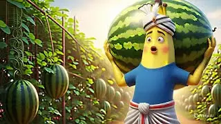 Banana Ne Ugaya Giant Watermelon 😲 | Village Farming Story | Success Journey