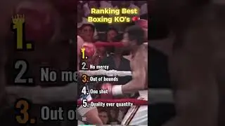 Ranking Best Boxing KO&rsquo;s 🥊 #boxing #ranking #knockout #fighting #viral #shorts