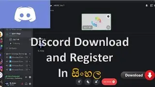 How to download and register to discord with your pc and phone [sinhala]