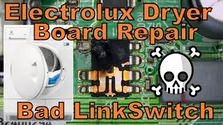 Electrolux EDH3386PJW burned LinkSwitch LNK364 on main-controller board