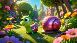 Three Silly Snails Slide in the Sun | Movement Song for Kids | Nature Rhyme with Counting and Action