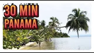 '30 MINUTES' Beautiful Ocean Waves Sound in PANAMA 4K Natural Sounds for Sleeping and Relaxation