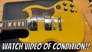 2021 Gibson CME Exclusive SG Standard Gloss Yellow