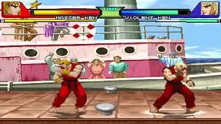 NICK54222 MUGEN: Master Ken VS Violent Ken