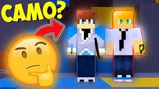CAMO TROLL...WITH NORMAL SKINS!? (Minecraft Murder Mystery Trolling)