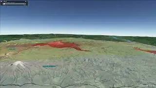 NEVADO DEL RUIZ, AMENAZA POR LAHARES. en la descripcion: tiempos, distancia, coordenadas, detalles
