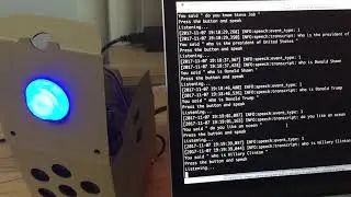 Raspberry Pi Google AIY Kit: who is first man on Moon ?
