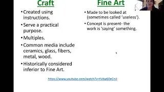Art vs Craft