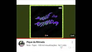 Chegou a 100 Mil visualiza&ccedil;&otilde;es no YouTube 🚀👏🏻 @nickolas @ninemusic @jhowmc_ @djgpdazl @leejack__ofc