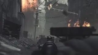 Call of duty world at war attack to train station🔫🚂
