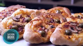Mini Veggie Pide Recipe. Bite-Sized Flavors Unleashed! ASMR Cooking!