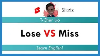 Lose VS Miss #learnenglish #aprenderingles  #tcherlio #rd #shorts