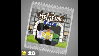 Completing the Medieval Pack in Blooket!