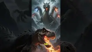 Tiamat vs Giant Tyrannosaurus Rex