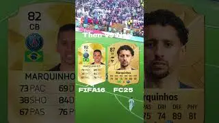 FIFA 16 VS FC 25 #футбол #шортс  #messi #2drots #бутсы #alnassr #fc26 #fifa #football #rating #eafc